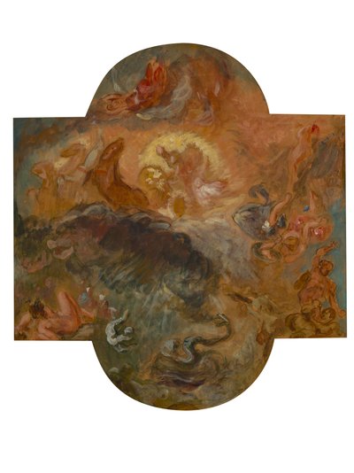 Apollo Slays Python by Ferdinand Victor Eugene Delacroix